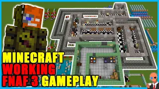 I built a working FNAF 3 map in Minecraft (Build + Gameplay)