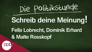 5. Politikstunde: Kreatives Schreiben und Philosophieren