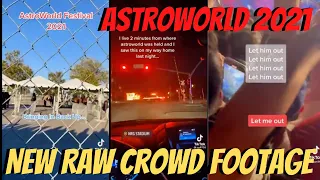 New raw footage of  travis scott astroworld festival 2021 (crazy footage) must watch