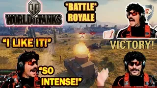 DrDisrespect's FIRST GAME in World of Tanks BR (Steel Hunter) & He LIKES IT!
