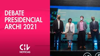 Los fuertes cruces que se vieron en el Debate Presidencial Archi 2021