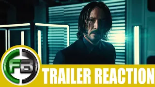 JOHN WICK CHAPTER 4 Trailer Reaction | Keanu Reeves, Lance Reddick 2023 Action Movie