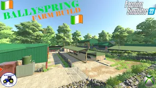 Ballyspring Farm Build, Farm Build, Timelapse, Farming Simulator 22, FS22, Farming Simulator