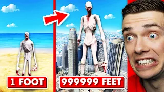 Creating WORLD'S BIGGEST SCP-096 In GTA 5 (Scary)