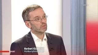 Herbert Kickl und Lothar Lockl - ORF-Report - 29.11.2016