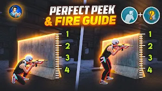 🔥Secret behind small peek | How to improve peek & fire perfectly in (bgmi/pubg)