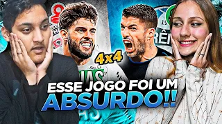 REACT EM CASAL - ♫ 4x4 - CORINTHIANS E GRÊMIO NUM JOGAÇO HISTÓRICO