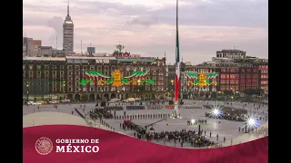 #19DeSeptiembre | Izamiento de Bandera desde el Zócalo de la Ciudad de México