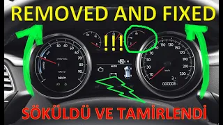 Peugeot 508 Gösterge Sökümü ve Tamiri /// Peugeot 508 Dashboard Removal Coolant Gauge Fix (!)