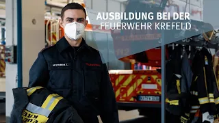 Brandmeisteranwärter bei der Feuerwehr Krefeld