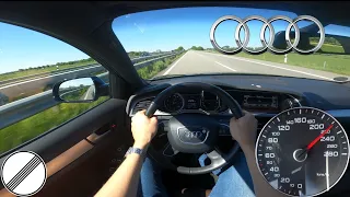 Audi A4 Avant 1.8 TFSI POV Top Speed German Autobahn