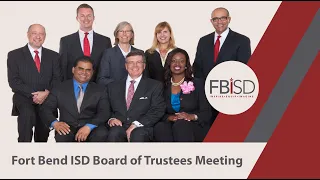 October 15, 2018 Fort Bend ISD School Board Regular Meeting Part 1