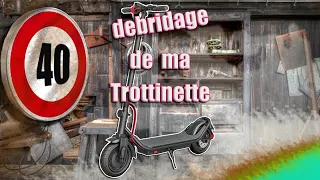 Pour brider à 25kmh la trottinette electrique gtxr L2 débridé ça ce passe comme ça ! #gtxr #gtxrl2