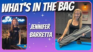 AMERICAN Female POOL CHAMPION Jennifer Barretta Shows us WHAT'S IN HER BAG!