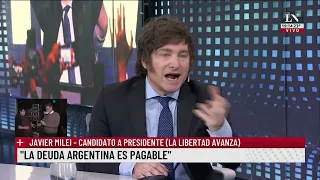 Javier Milei: "La deuda argentina es pagable"