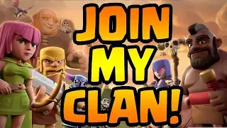 HOW TO JOIN MY CLAN!  October 2017 | Clash of Clans