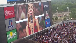 Wrestlemania 33 - Tinashe performing America the Beautiful