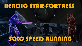 Speed running Star Fortress Heroic solo in SWTOR