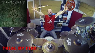 Testament - Trial by Fire - JOHN TEMPESTA Drum Cover by Edo Sala