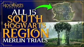 Hogwarts Legacy - All 15 South Hogwarts Region Merlin Trials Guide - (BEST GUIDE)