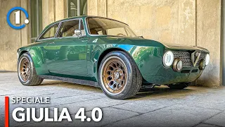 Alfa Romeo Giulia: il restomod Totem col V6 della GTAm da oltre 600 CV!