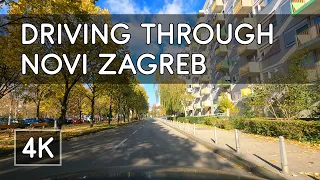 Driving through Novi Zagreb (New Zagreb), Croatia - 4K UHD Virtual Travel