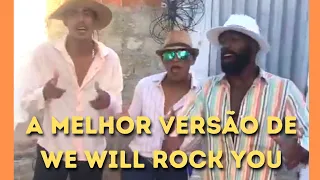 Versão brasileira de We Will Rock na batida da pá | Até o Brian May compartilhou no Instagram!