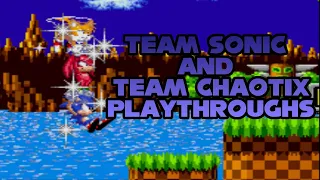 Sonic Classic Heroes Playthroughs: Teams Sonic and Chaotix (v.0.15.03d1)
