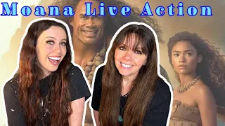 *MOANA LIVE ACTION* Movie Trailer Reaction and Thoughts!!!