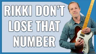 Rikki Don't Lose That Number Guitar Lesson (Steely Dan)