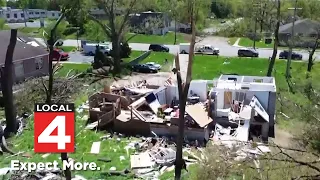 Neighbors describe close encounter with tornadoes in SW Michigan