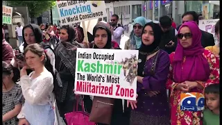 Birmingham - The British Kashmiri Community protest - G20 Ijlas Boycott | Geo News