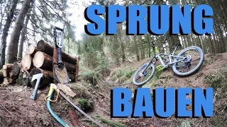 How-To: Sprung bauen - Trail Building Part 1 - MTB Mountainbike Freeride Enduro Downhill Trail Bau