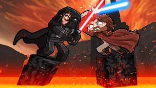 Minecraft STAR WARS but Vader Hunts a Master Jedi!