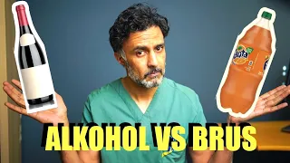 Alkohol vs BRUS - hva er farligst?