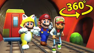 Subway Surfers vs Super Mario 360° VR