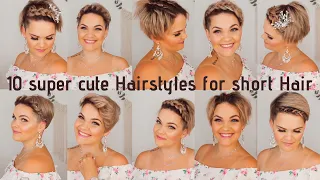 HOW TO: 10 Easy Short Hairstyles | Pixiecut & Undercut Tutorial SALIRASA
