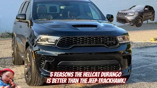 2021 Dodge Hellcat Durango or Jeep Trackhawk:  5 Reasons the Hellcat Durango is better!!!