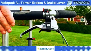 Mobility World Ltd UK - Trionic Veloped All Terrain Brakes & Brake Lever
