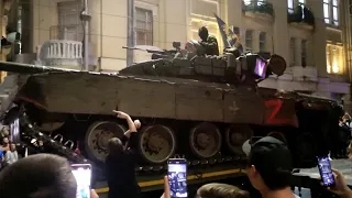 Wagner tanks, truck start pull-out from Russia's Rostov-on-Don | AFP