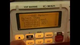 VHF Radio - Sending a routine alert