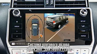 Birdview 360° для Toyota Prado. Система кругового обзора Spark.