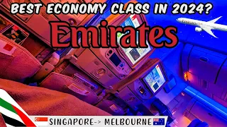 Flying Emirates economy class | Singapore to Melbourne | Emirates 777 economy class trip report