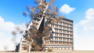 Realistic Building Demolition #3 | Teardown