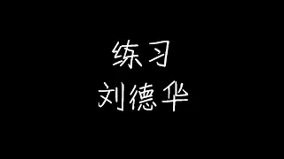 刘德华 - 练习 (动态歌词)