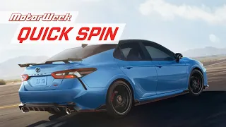 2022 Toyota Camry TRD | MotorWeek Quick Spin