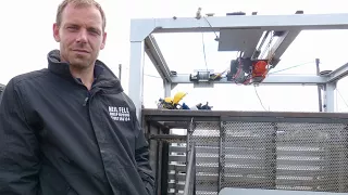 Farmer demos his mobile sheep dip invention