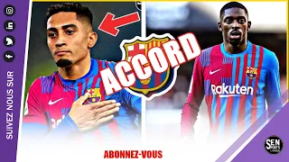 🔴Official le Barça a trouvé un accord avec Raphinha !