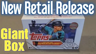 New Release! 2023 Topps Series 1 Mega "GIANT" Box! 16 Packs 16 Cards Per Pack. Should you buy it? 🤔