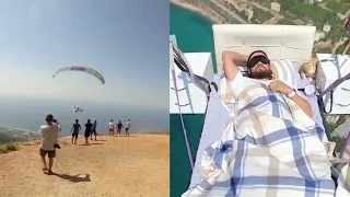 Turkish YouTuber takes 'airbed' to the next level